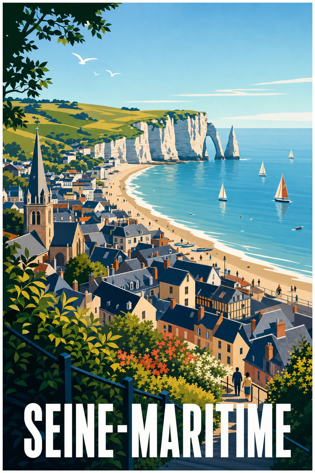 Affiche de la Seine-Maritime