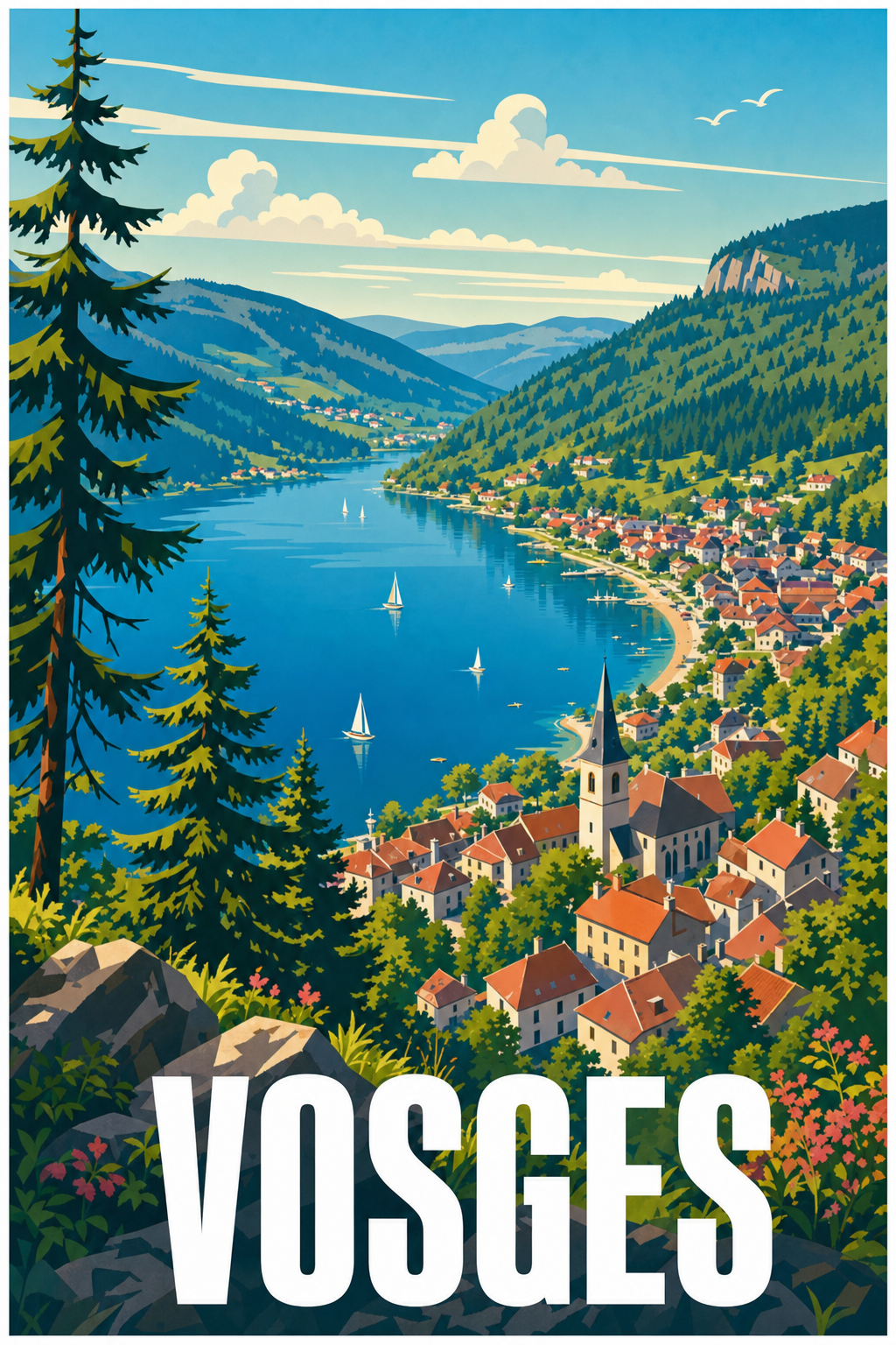 Affiche des Vosges
