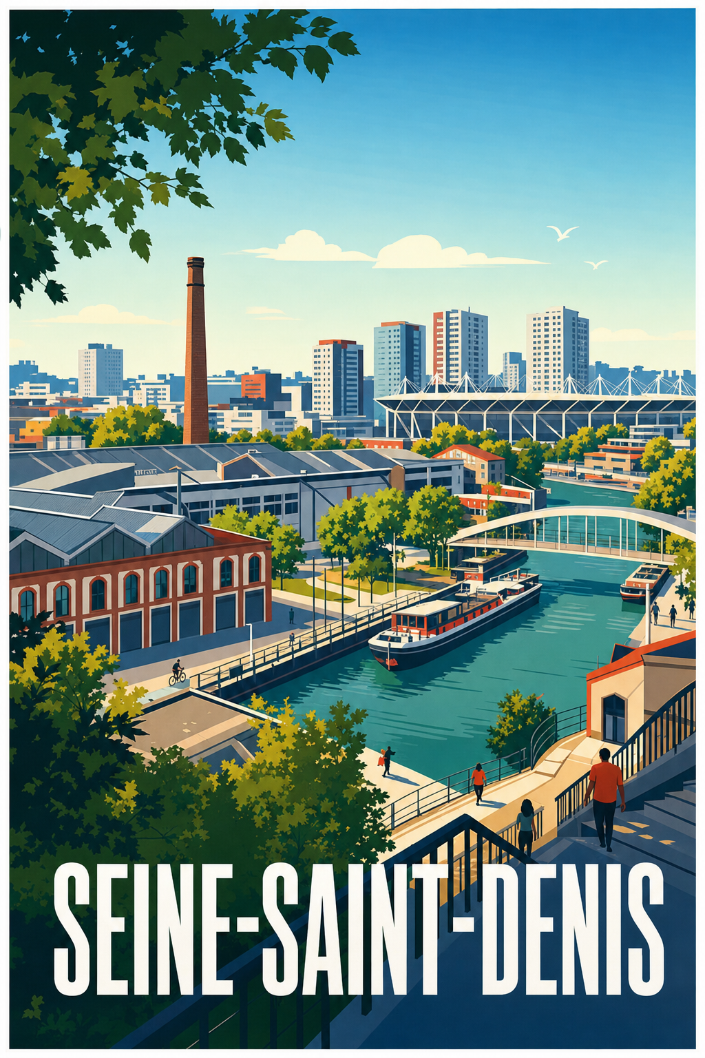 Affiche de la Seine-Saint-Denis