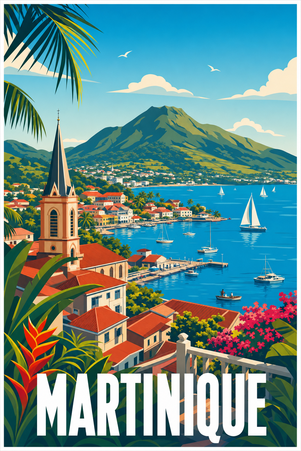 Affiche de la Martinique