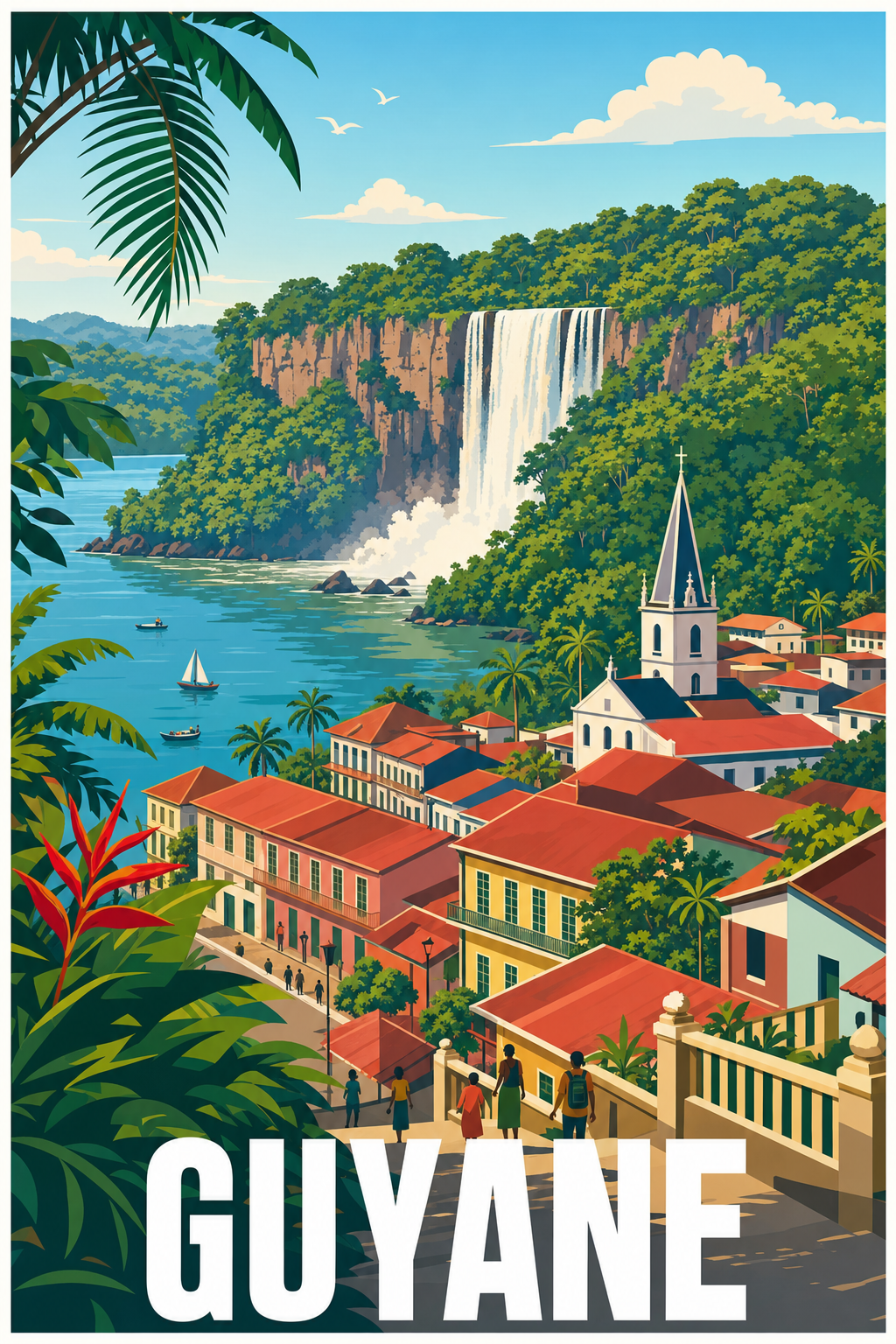 Affiche de la Guyane