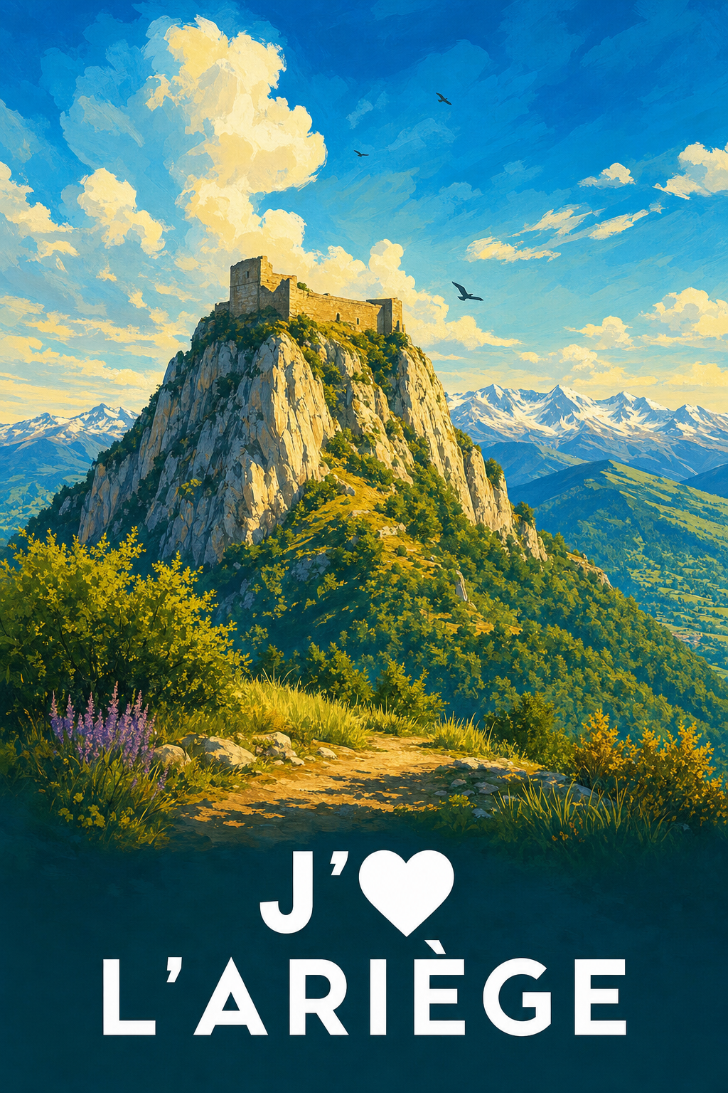 Affiche J'aime l'Ariège