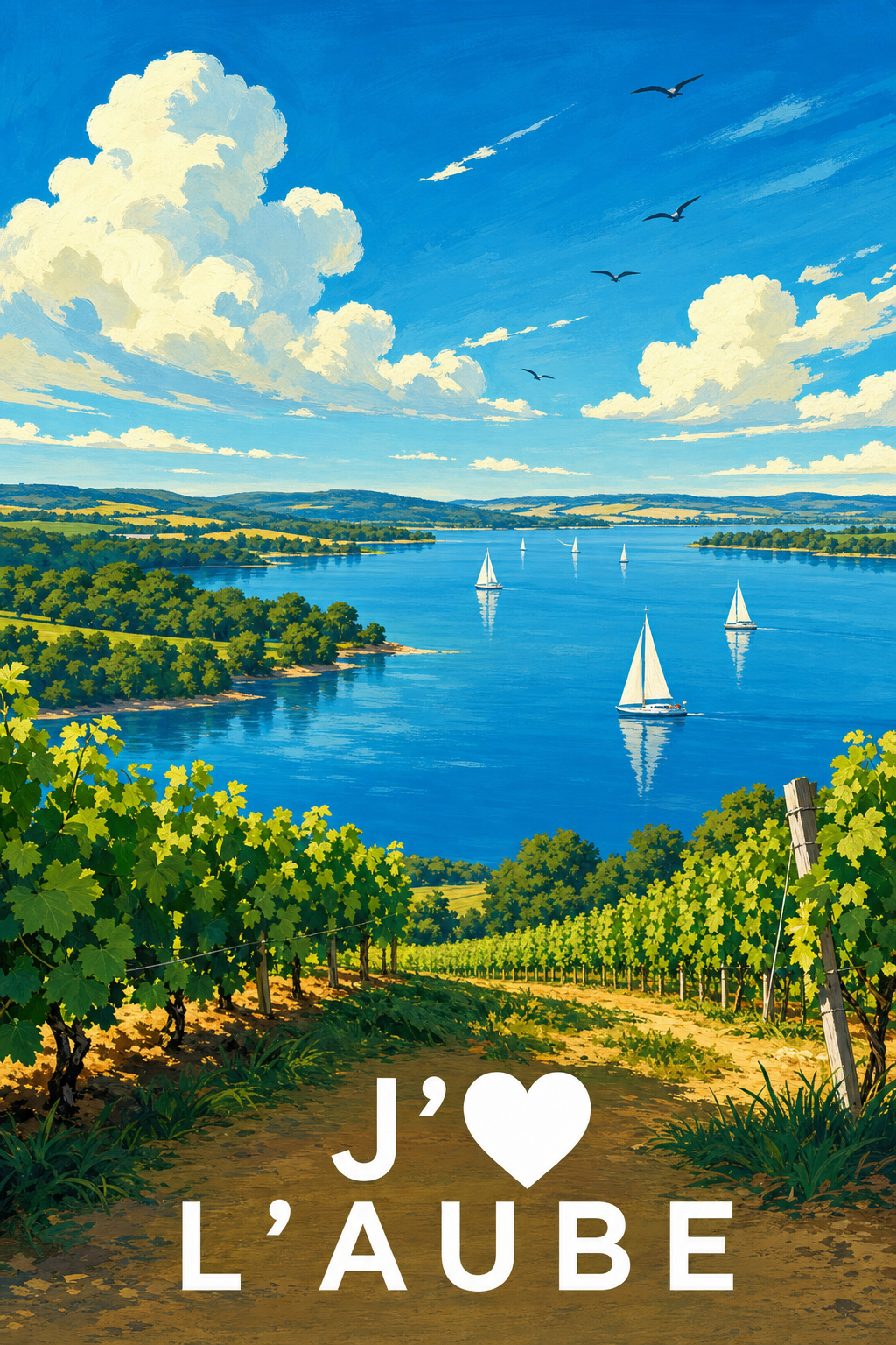 Affiche J'aime l'Aube