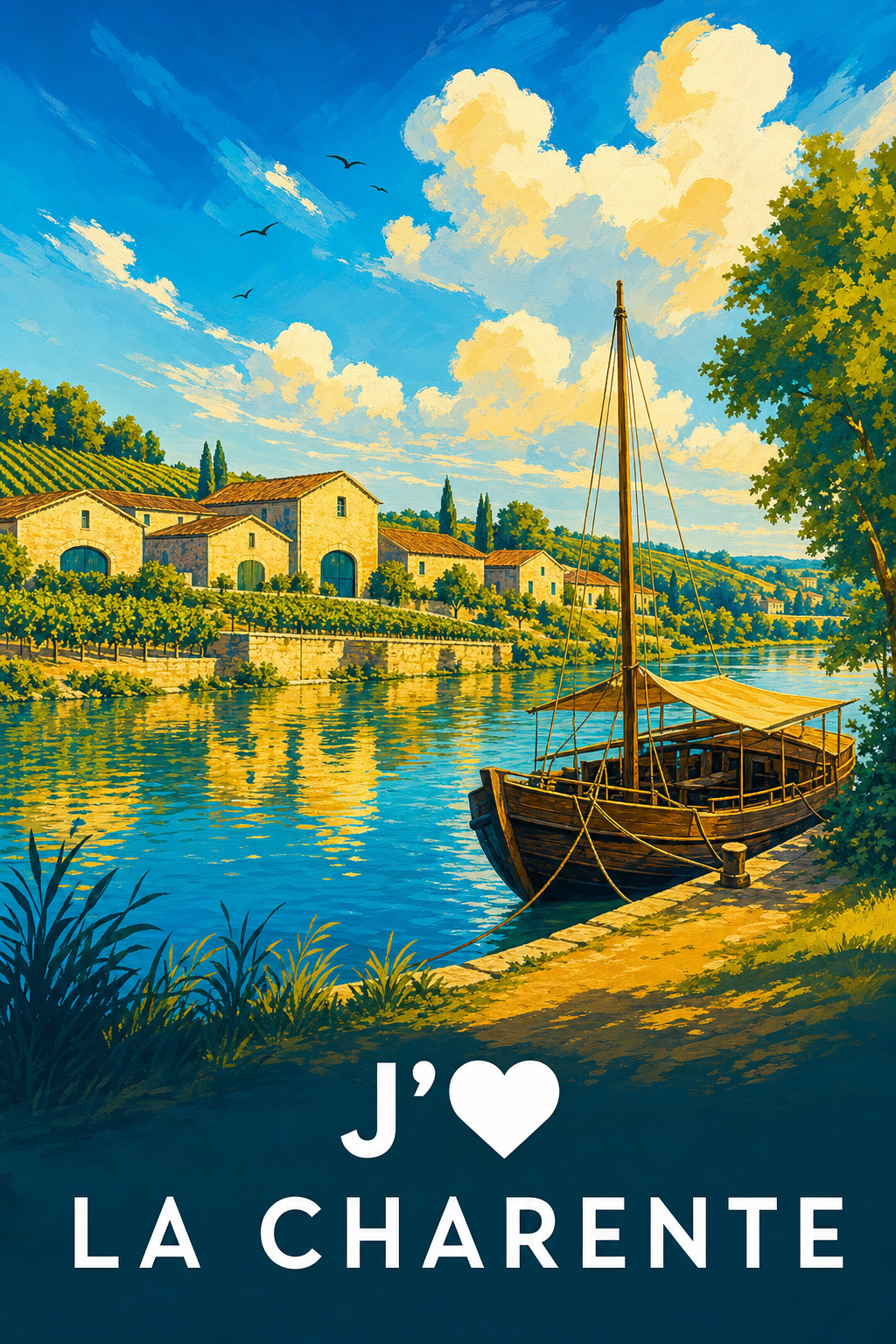 Affiche J'aime la Charente