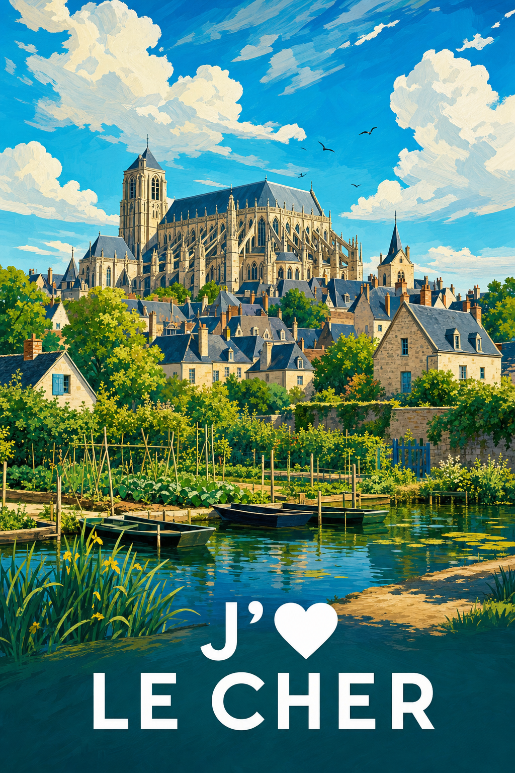 Affiche J'aime le Cher
