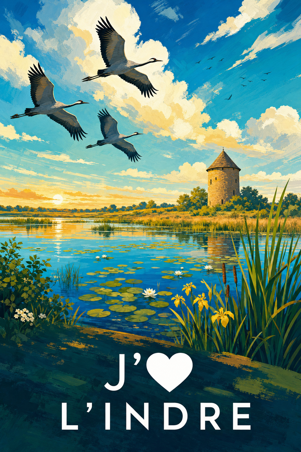 Affiche J'aime l'Indre