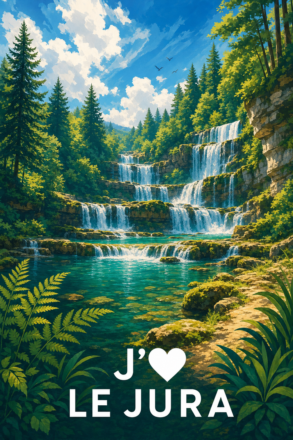 Affiche J'aime le Jura