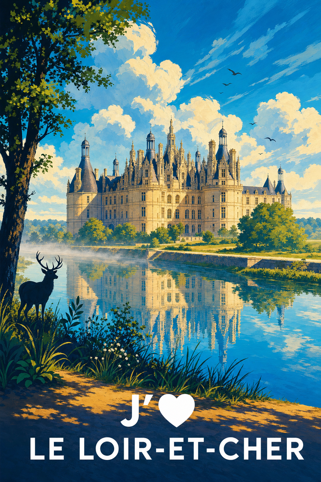 Affiche J'aime le Loir-et-Cher