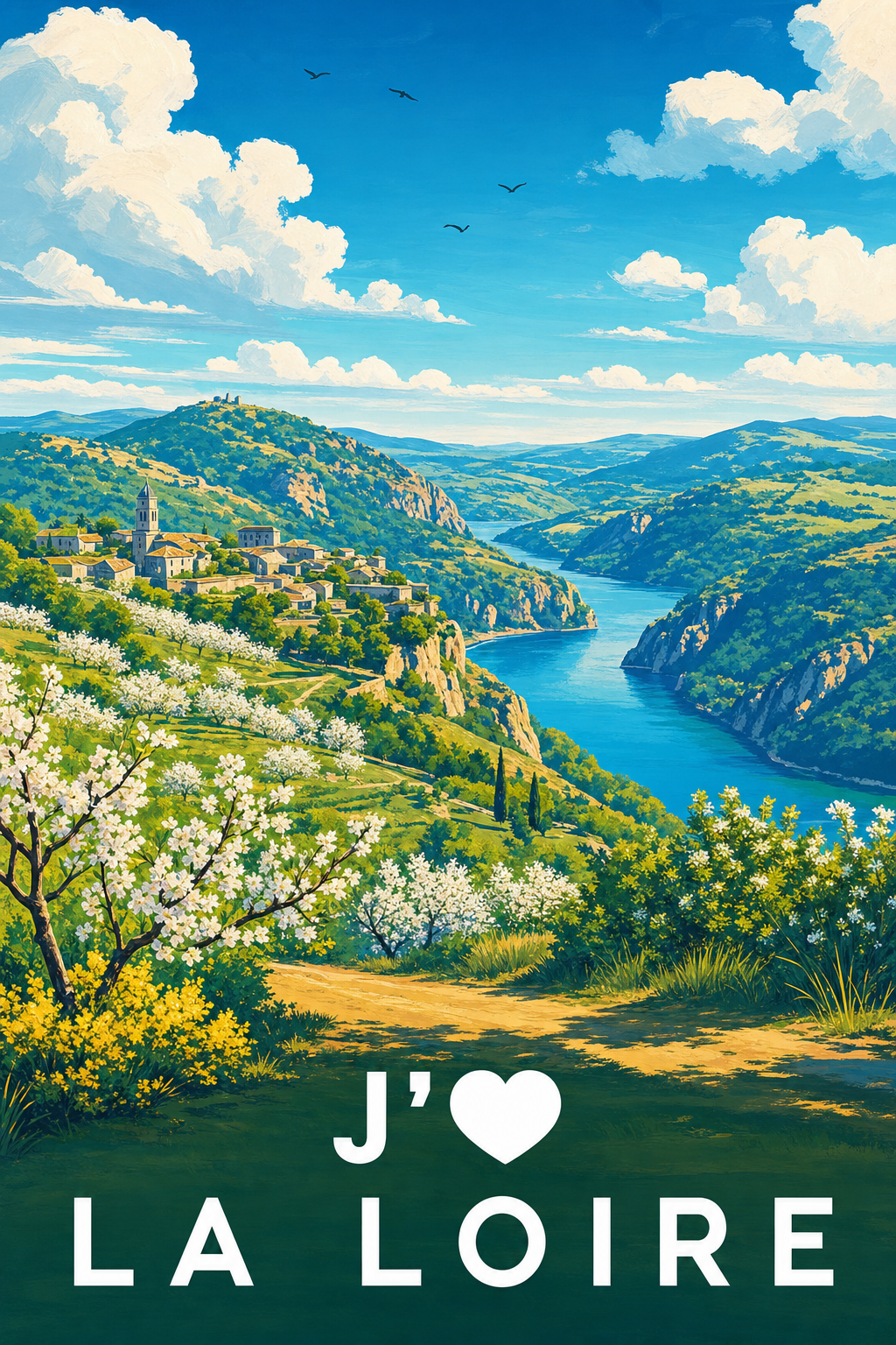 Affiche J'aime la Loire