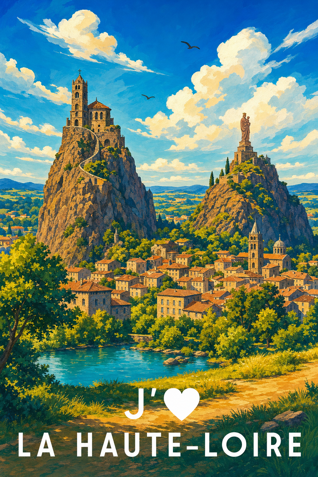 Affiche J'aime la Haute-Loire