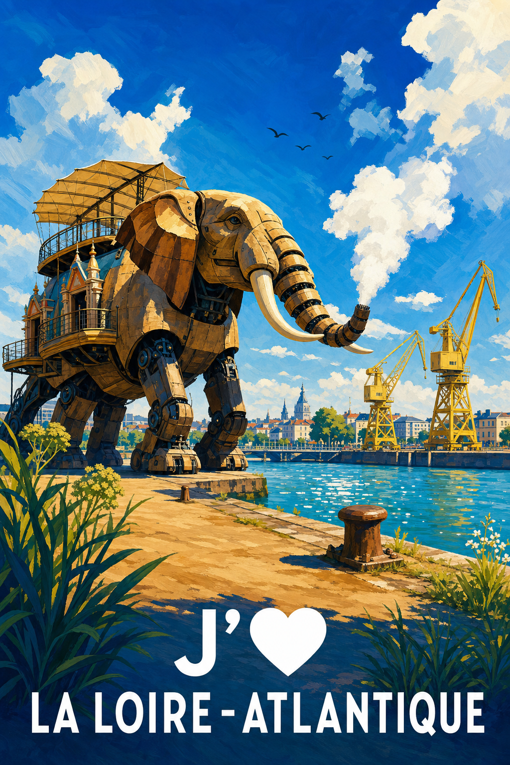 Affiche J'aime la Loire-Atlantique