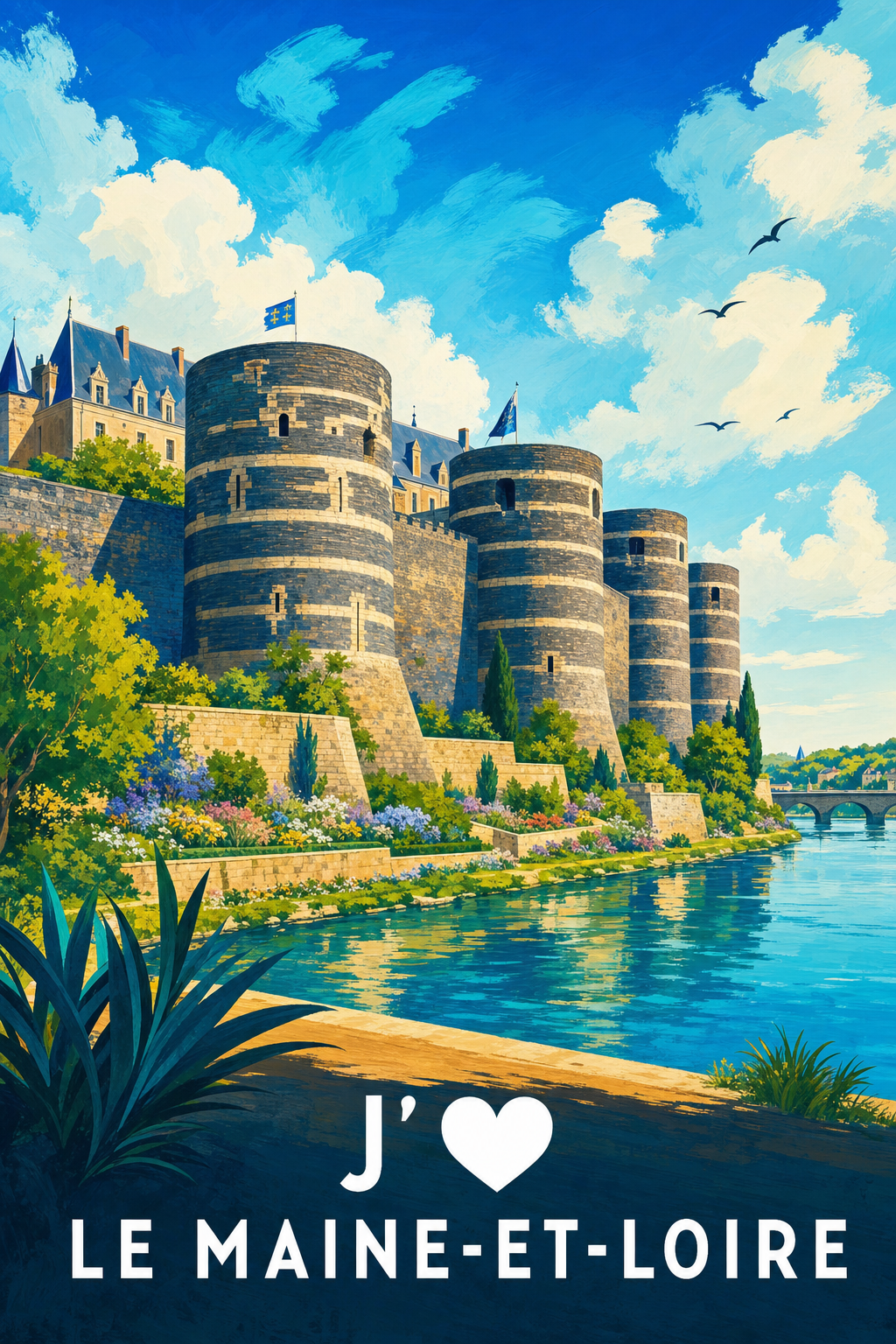 Affiche J'aime le Maine-et-Loire
