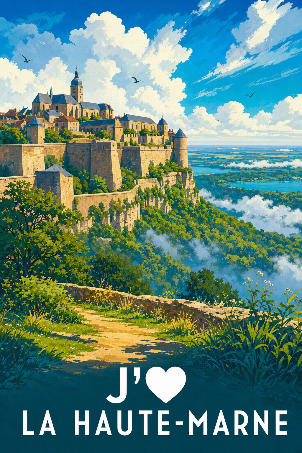 Affiche J'aime la Haute-Marne