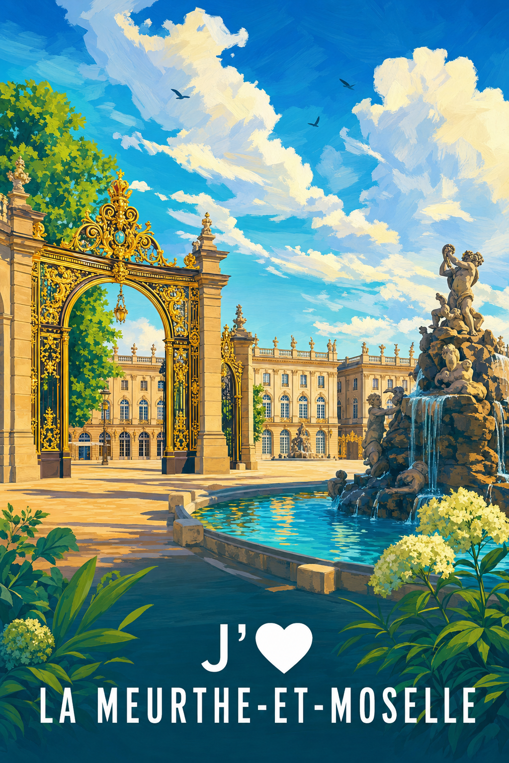 Affiche J'aime la Meurthe-et-Moselle