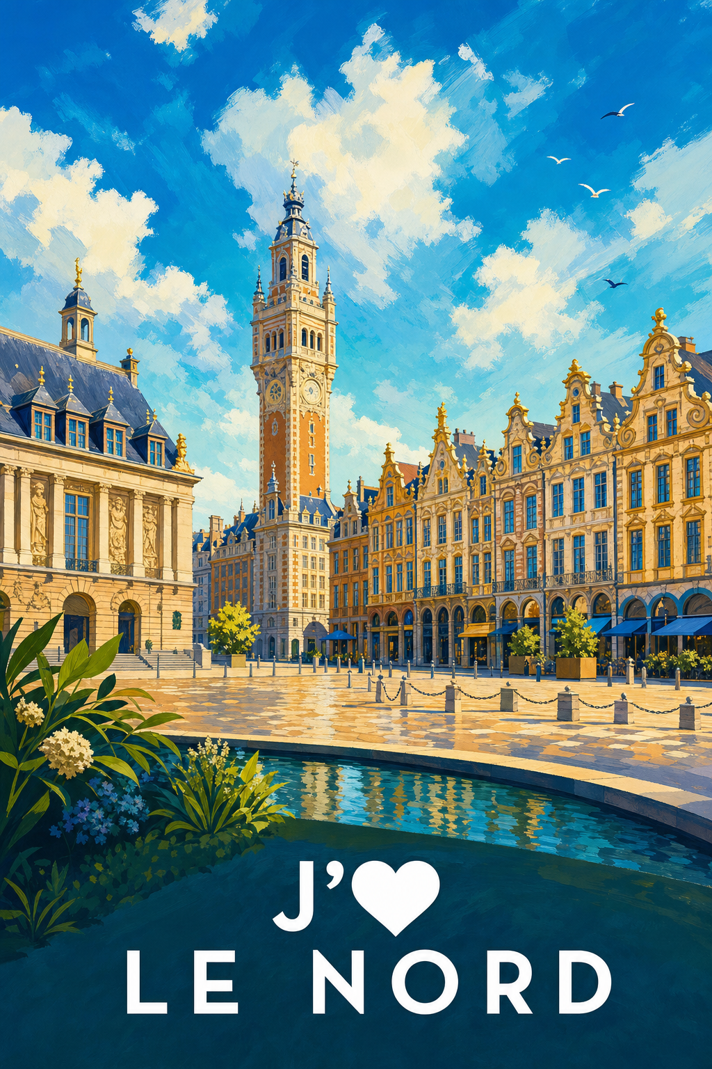 Affiche J'aime le Nord