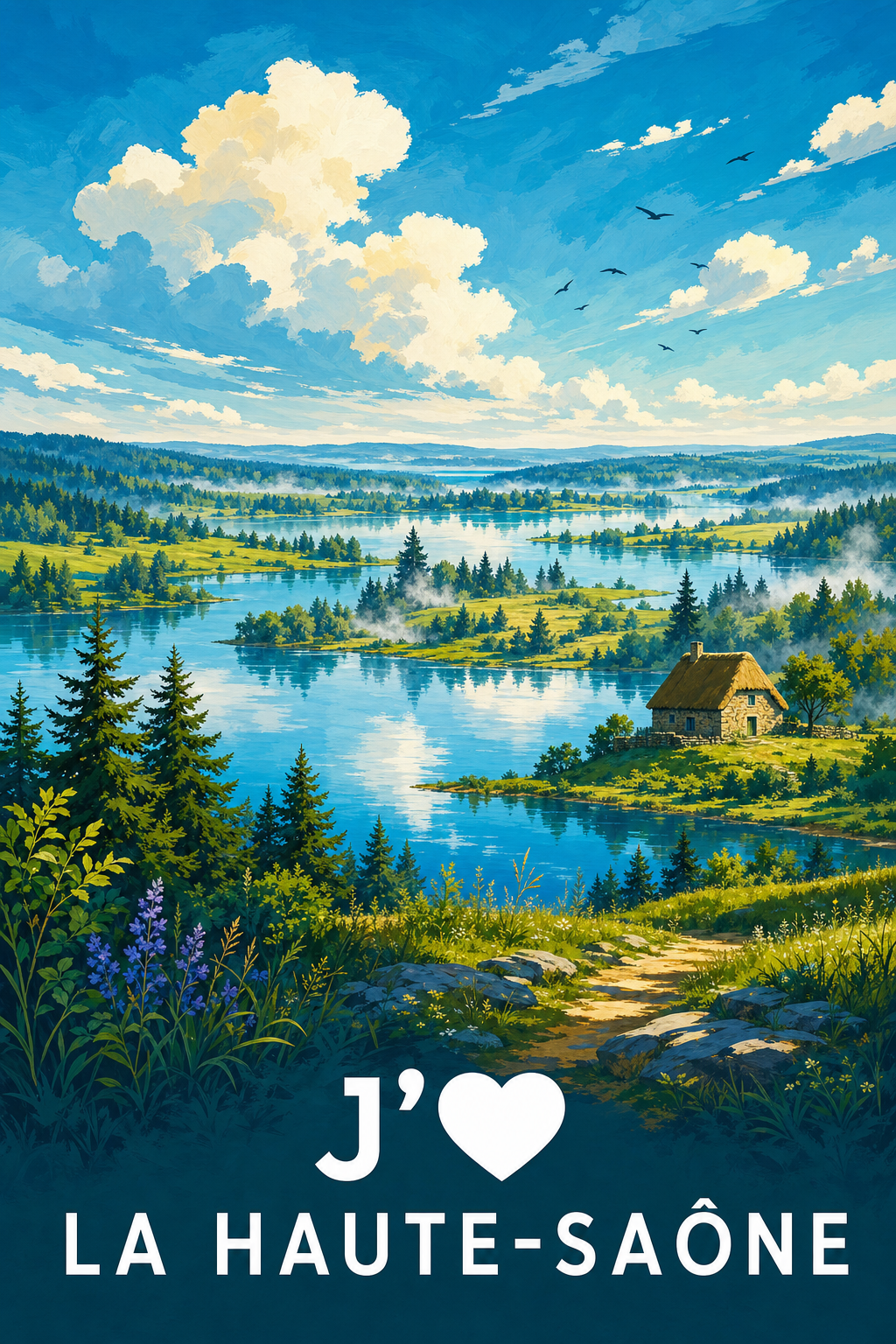 Affiche J'aime la Haute-Saône