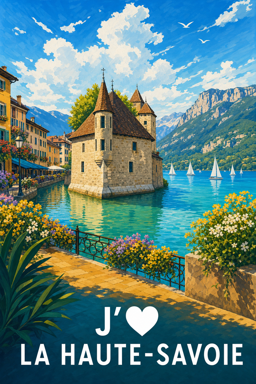 Affiche J'aime la Haute-Savoie