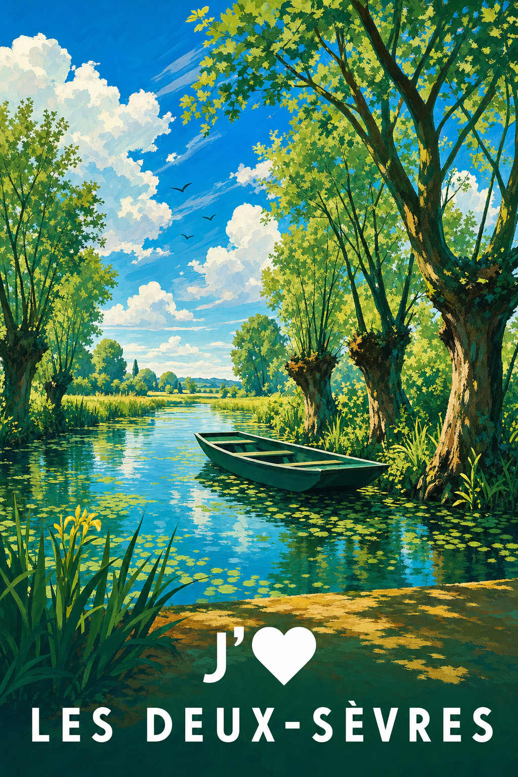 Affiche J'aime les Deux-Sèvres
