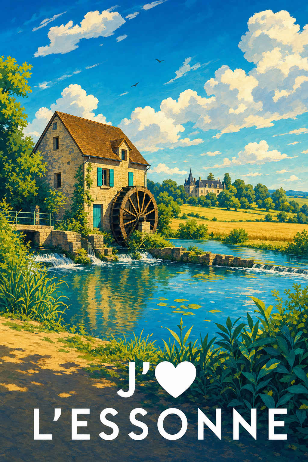 Affiche J'aime l'Essonne