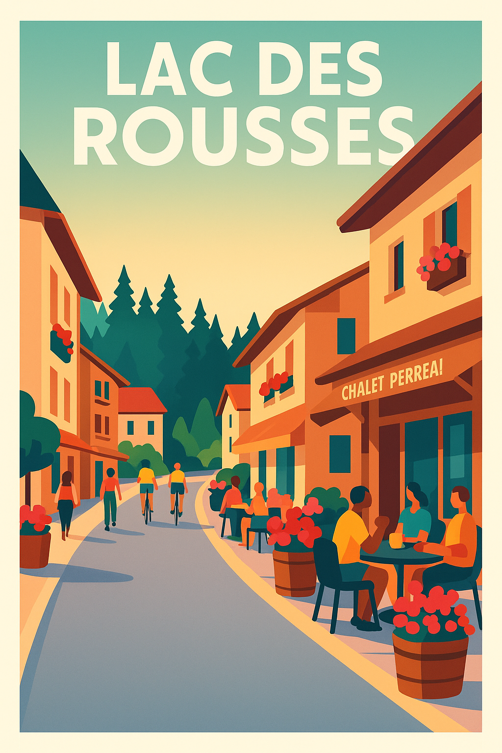 Affiche de Lac des Rousses - Charme et douceur de vivre dans le Jura