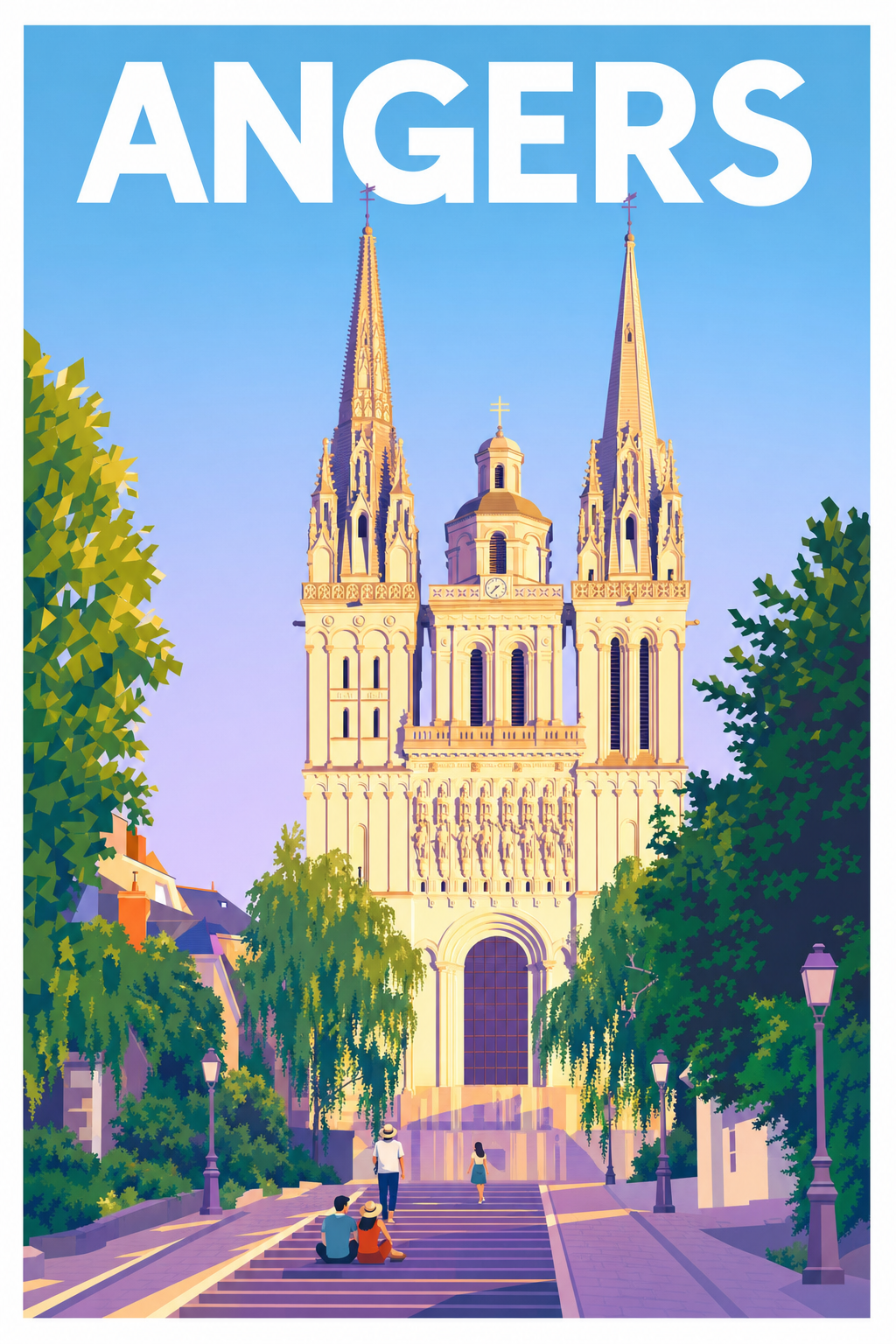Poster d'Angers, Cathédrale Saint-Maurice