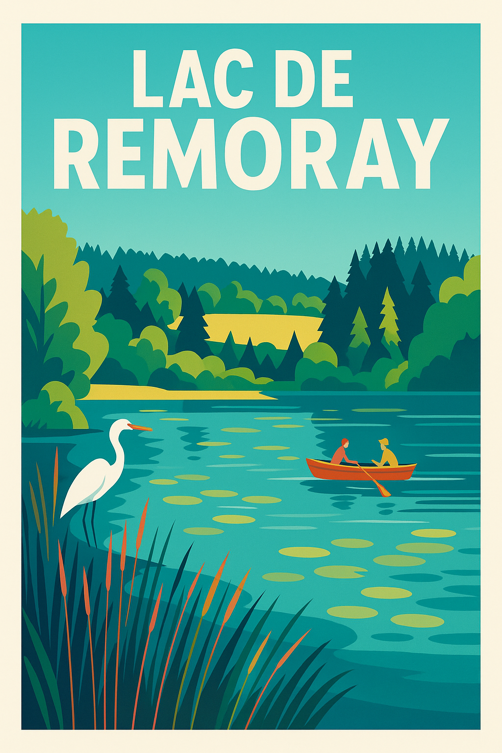 Affiche de Lac de Remoray - Évasion sauvage au cœur du Doubs