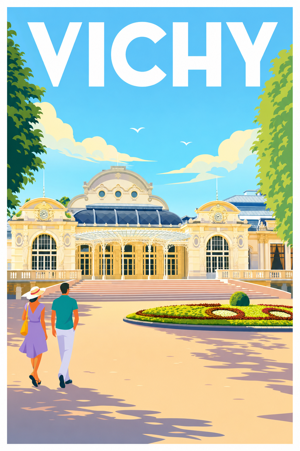 Affiche de Vichy, poster de l'Opéra