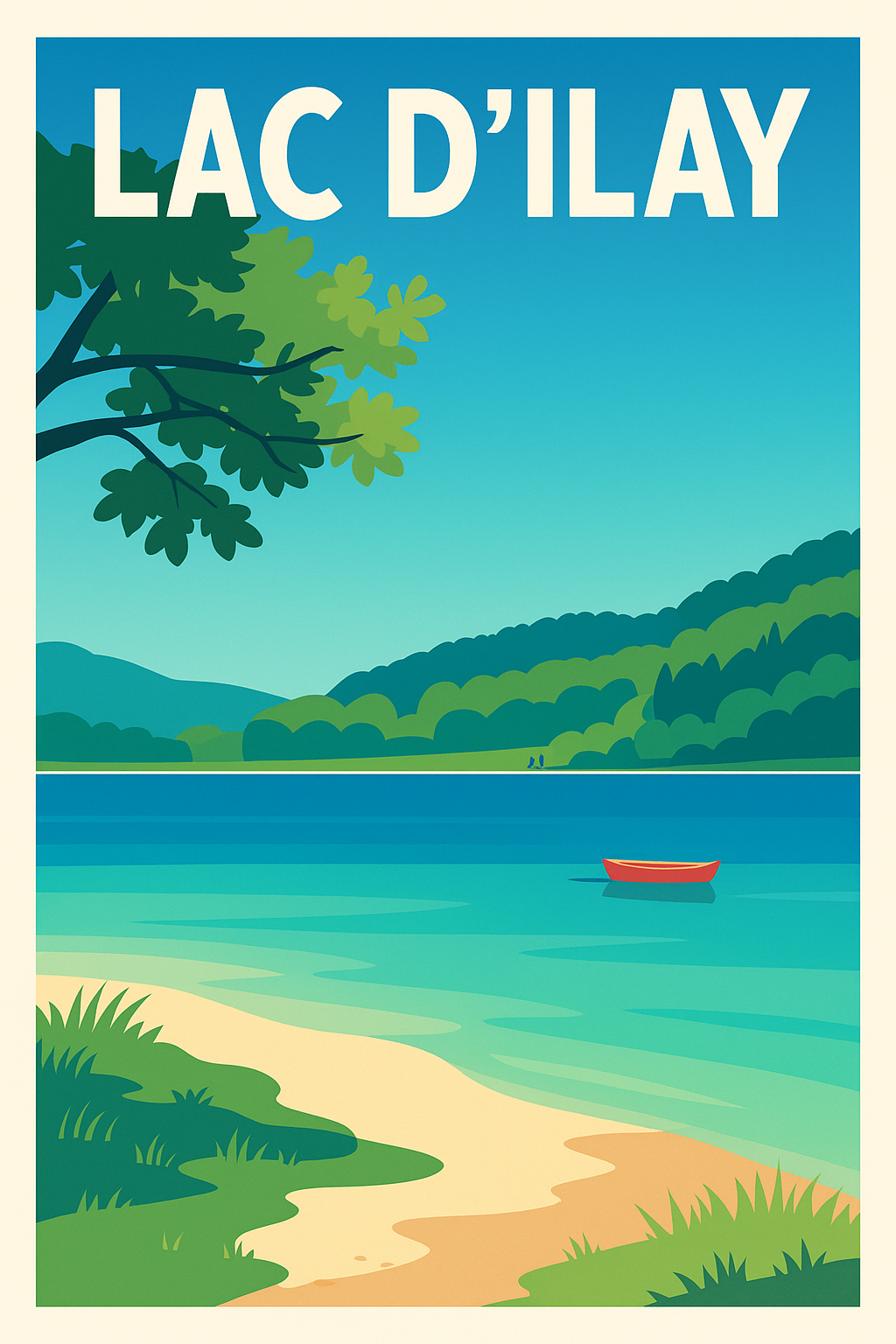 Affiche de Lac d'Ilay - Évasion sauvage au cœur du Jura