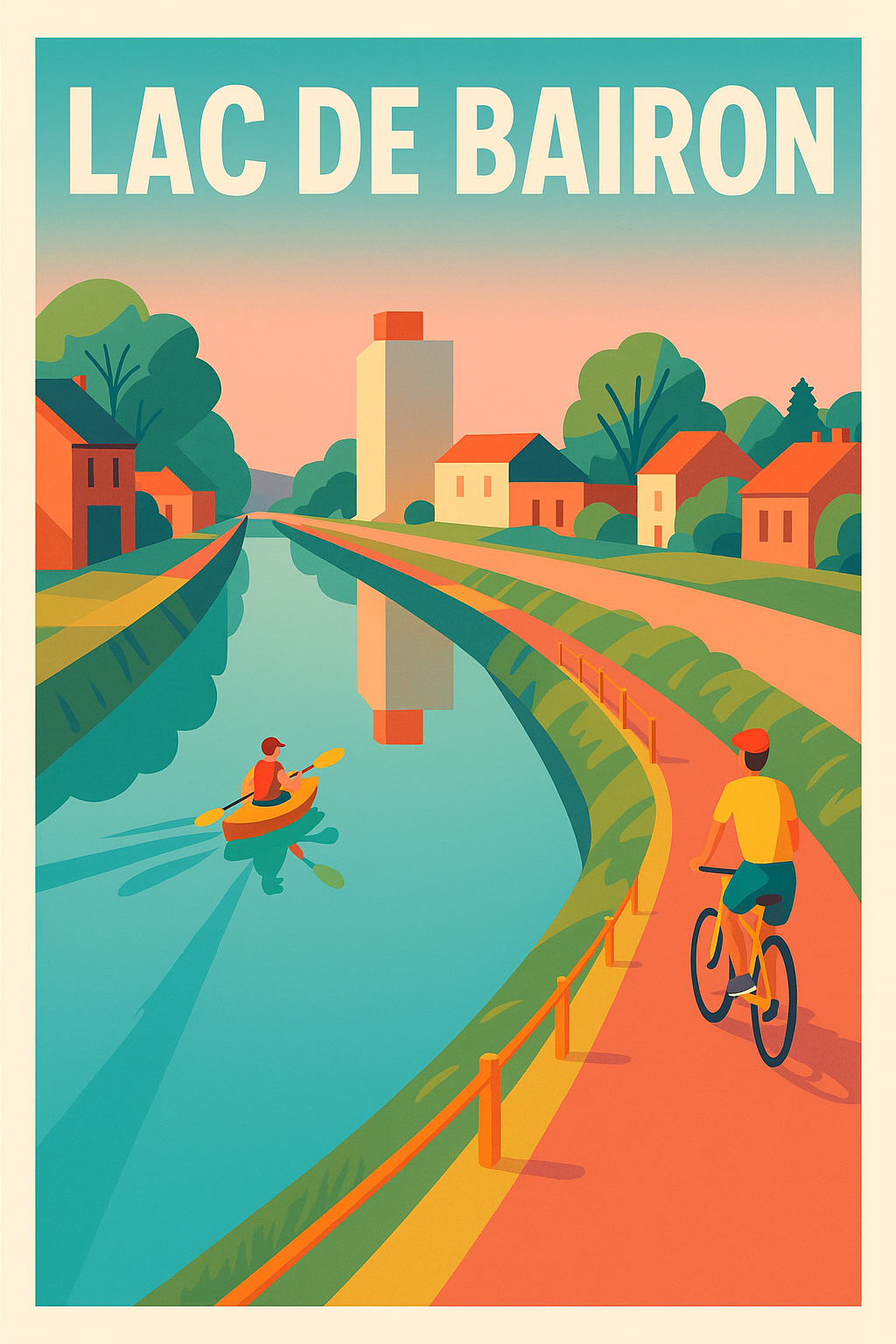 Affiche de Lac de Bairon - Évasion bucolique au cœur des Ardennes