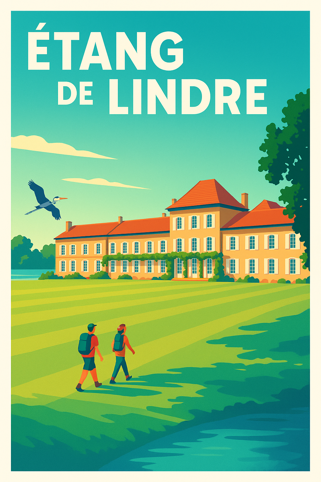 Affiche de Étang de Lindre - Évasion sauvage au cœur du Parc Naturel de Lorraine