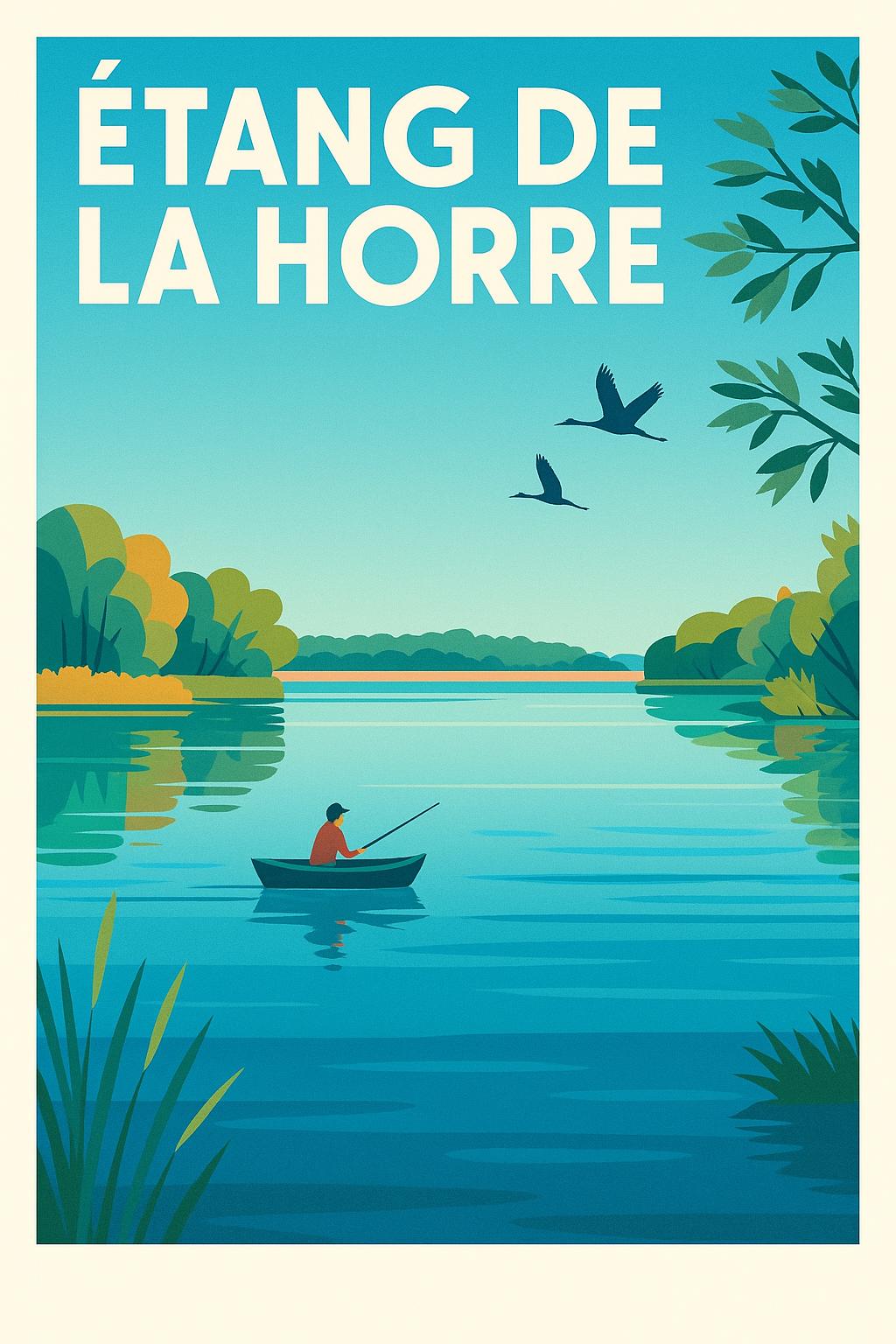 Affiche de Étang de la Horre - Une parenthèse de sérénité au cœur de la nature