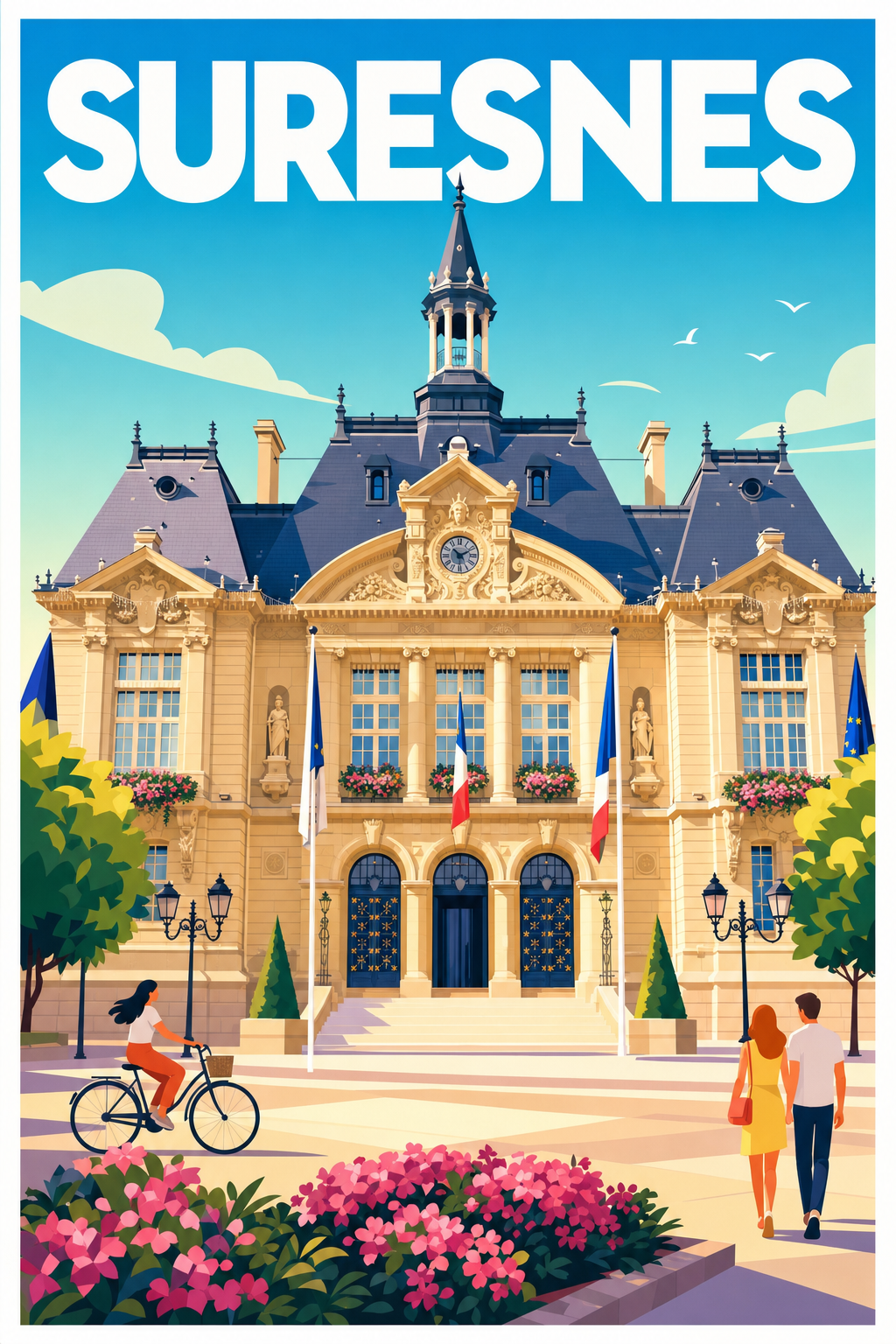 Affiche de Suresnes, poster mairie