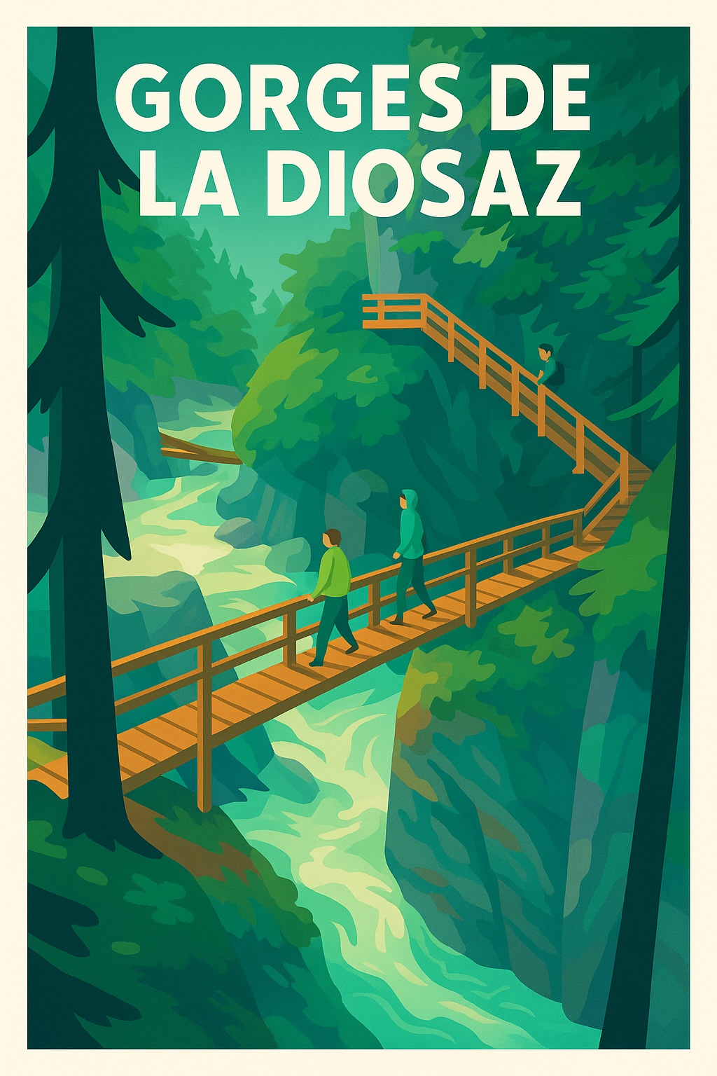 Affiche de Gorges de la Diosaz - Une immersion sauvage au cœur des Alpes