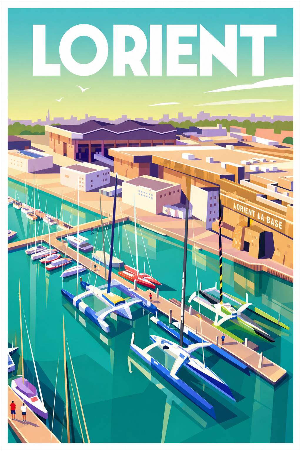 Affiche de Lorient, poster de La Base