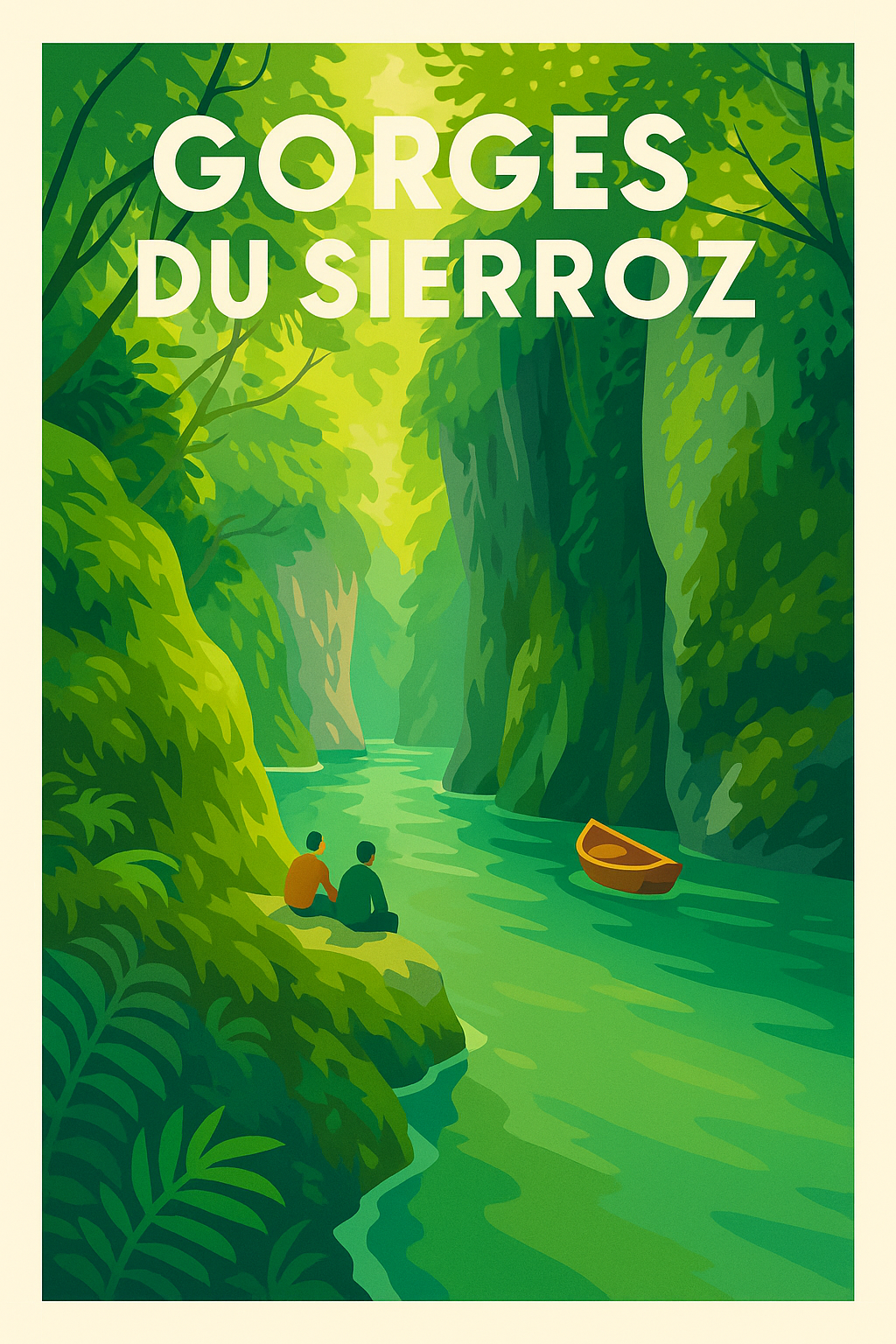 Affiche de Gorges du Sierroz - Une parenthèse de nature sauvage