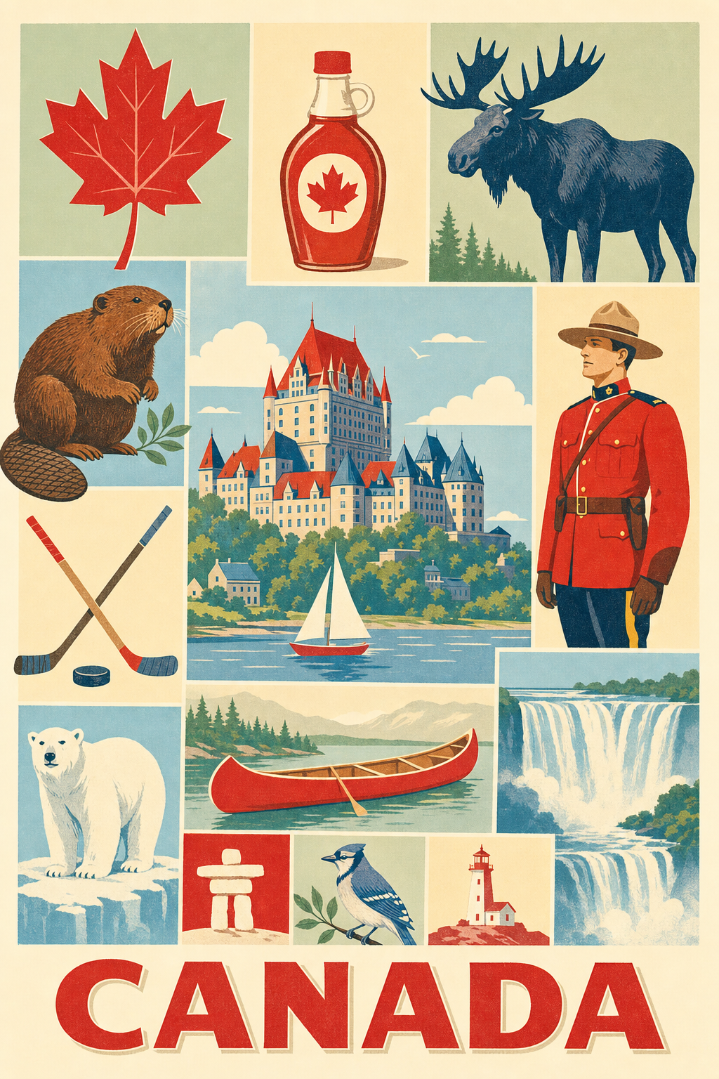 Poster du Canada, Affiche Clichés