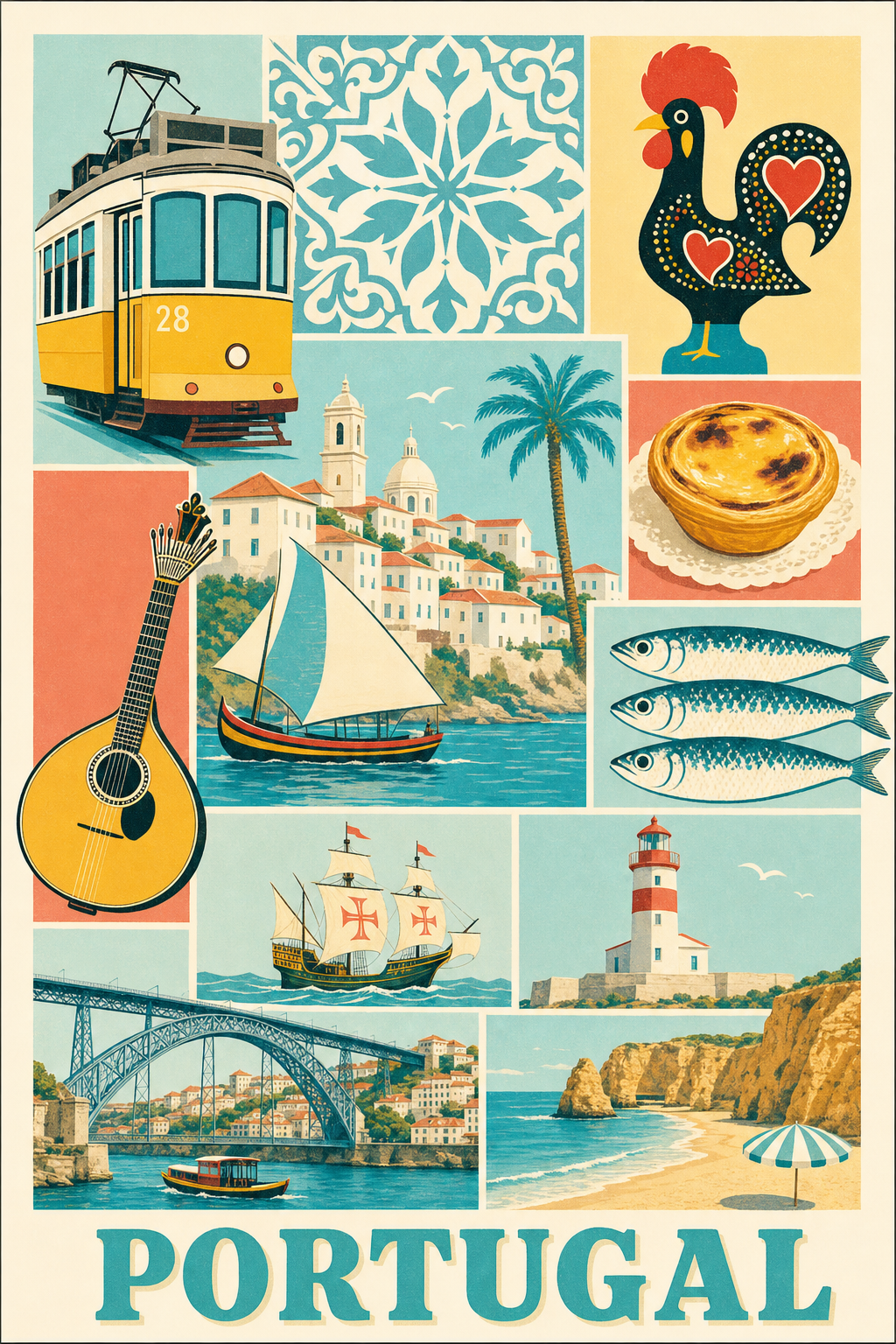 Poster du Portugal, Affiche Clichés