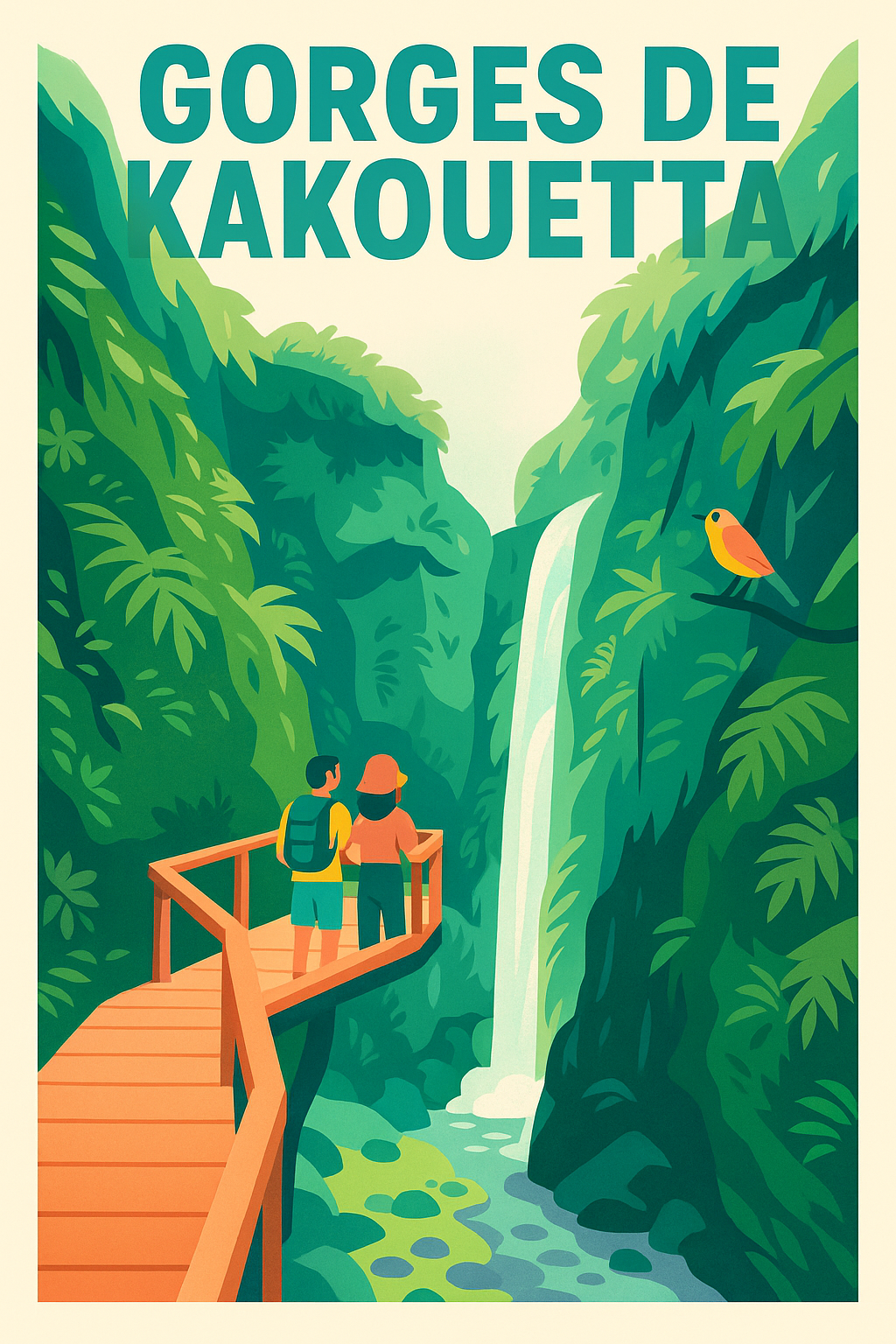 Affiche de Gorges de Kakouetta - Une immersion sauvage au cœur du Pays Basque
