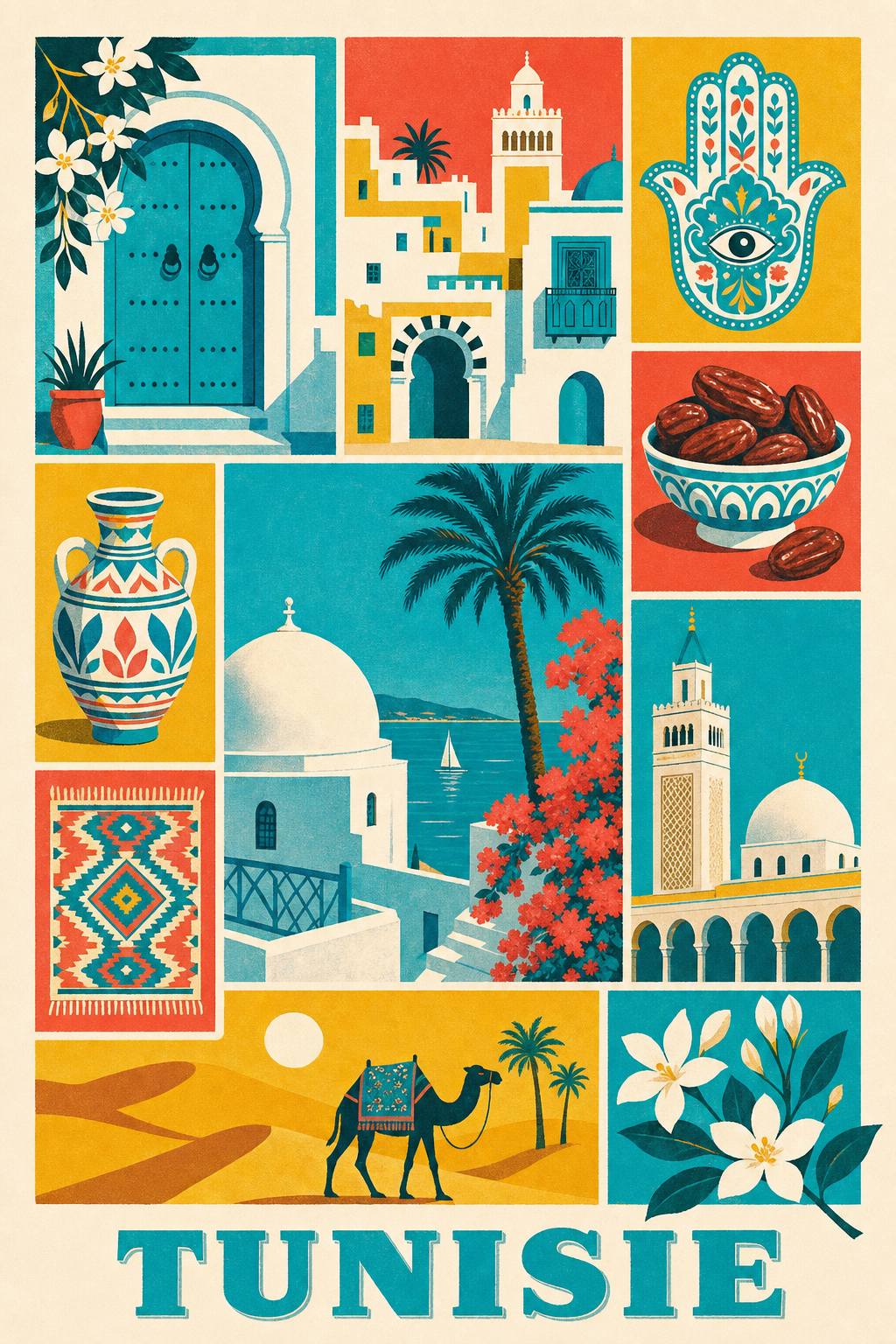 Poster de Tunisie, Affiche Clichés