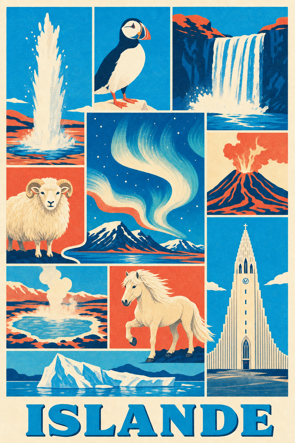 Poster de l'Islande
