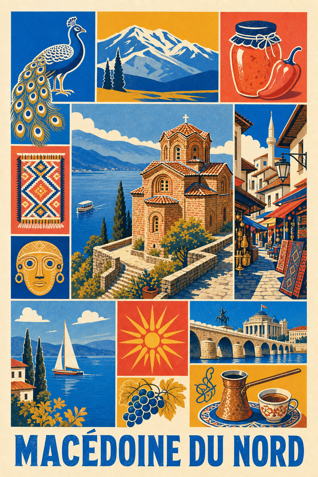 Poster de la Macédoine du Nord