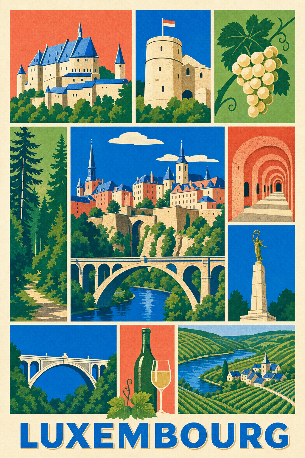 Poster du Luxembourg