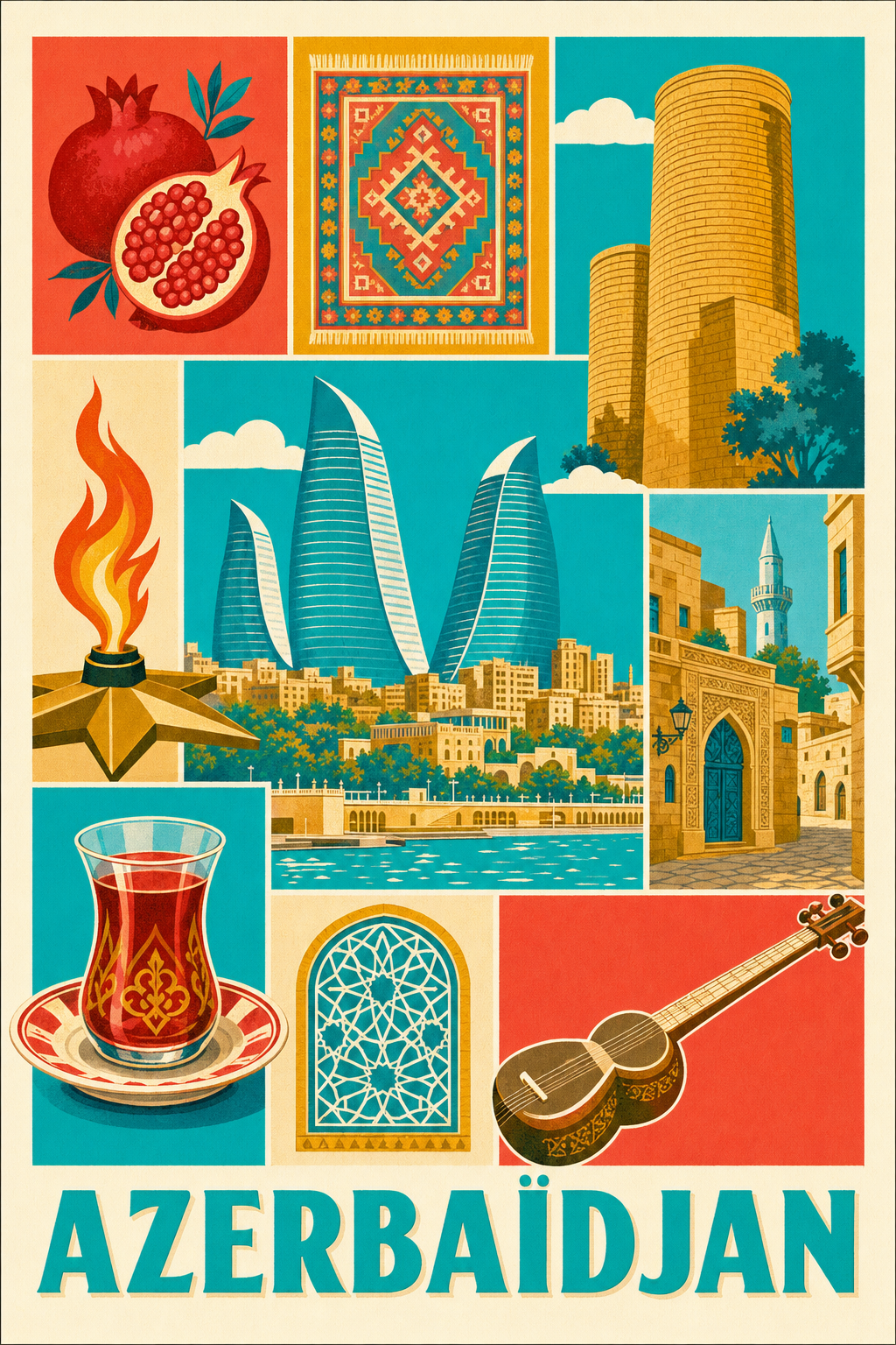 Poster de l'Azerbaïdjan
