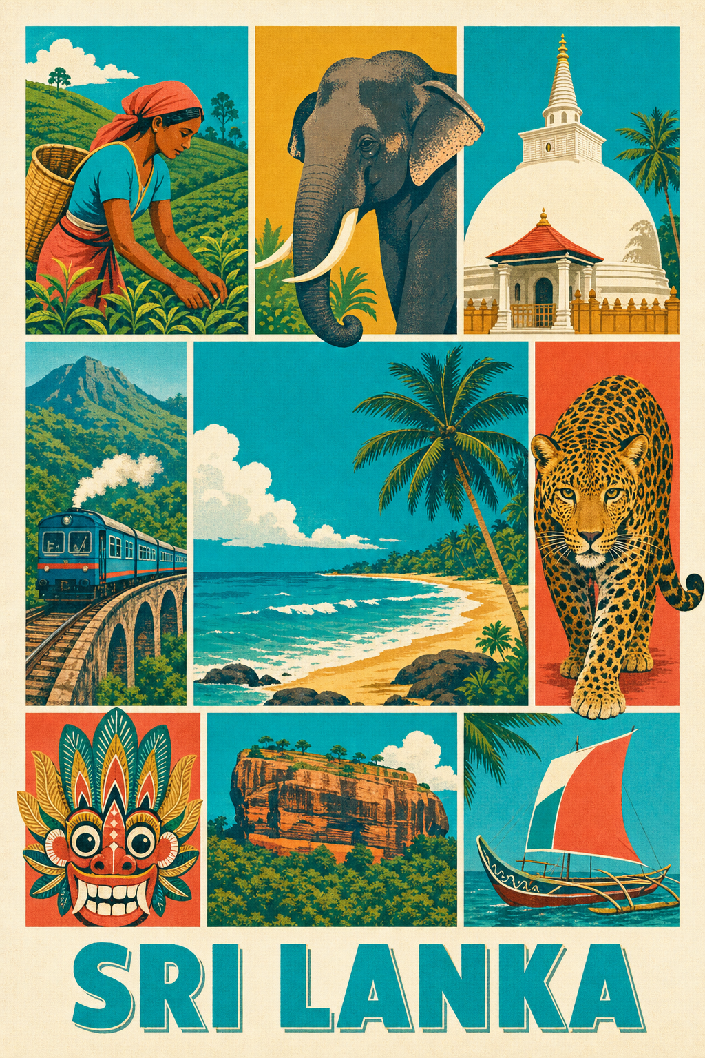 Poster du Sri Lanka
