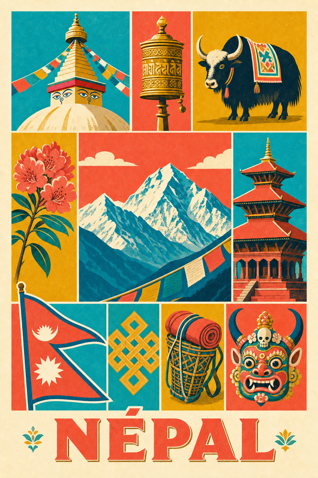 Poster du Népal