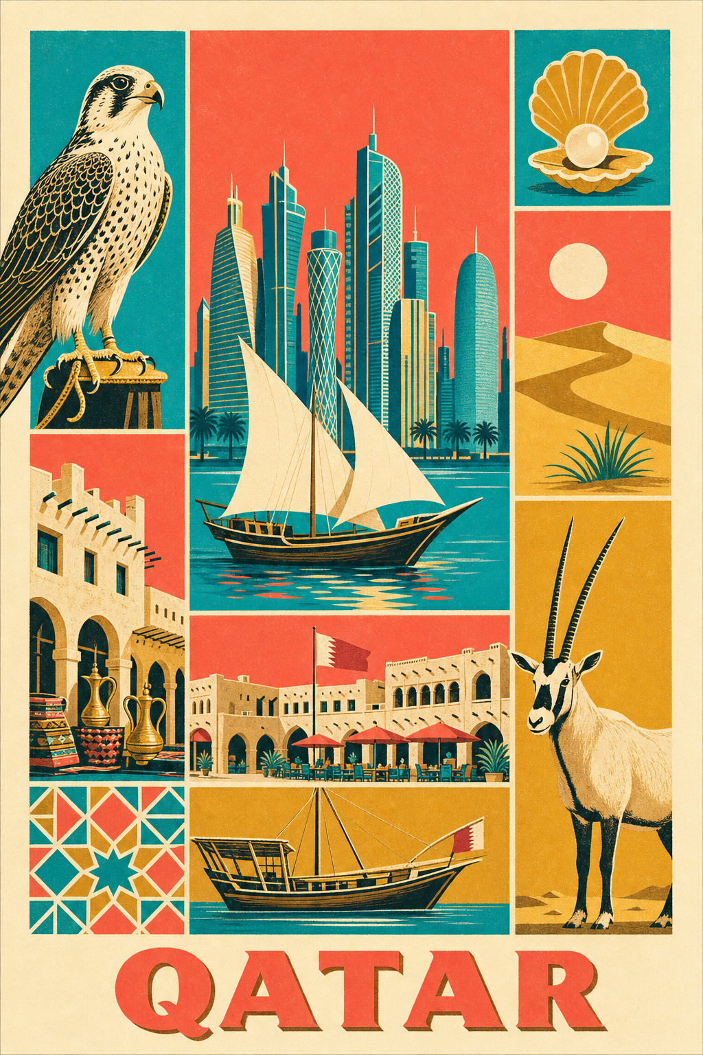 Poster du Qatar