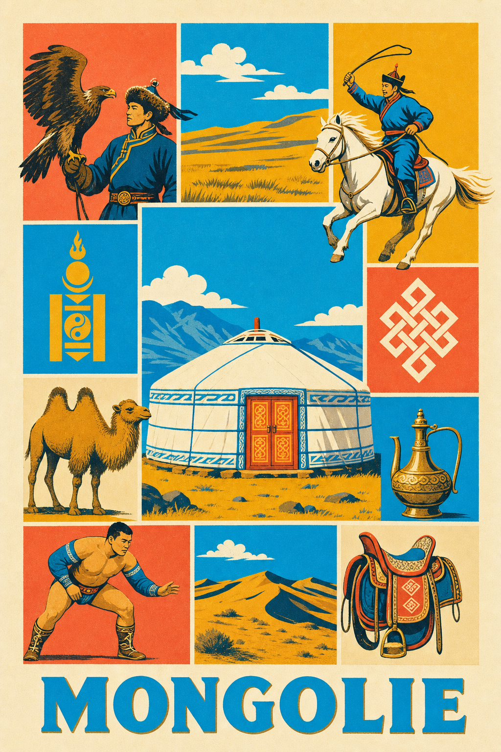 Poster de la Mongolie