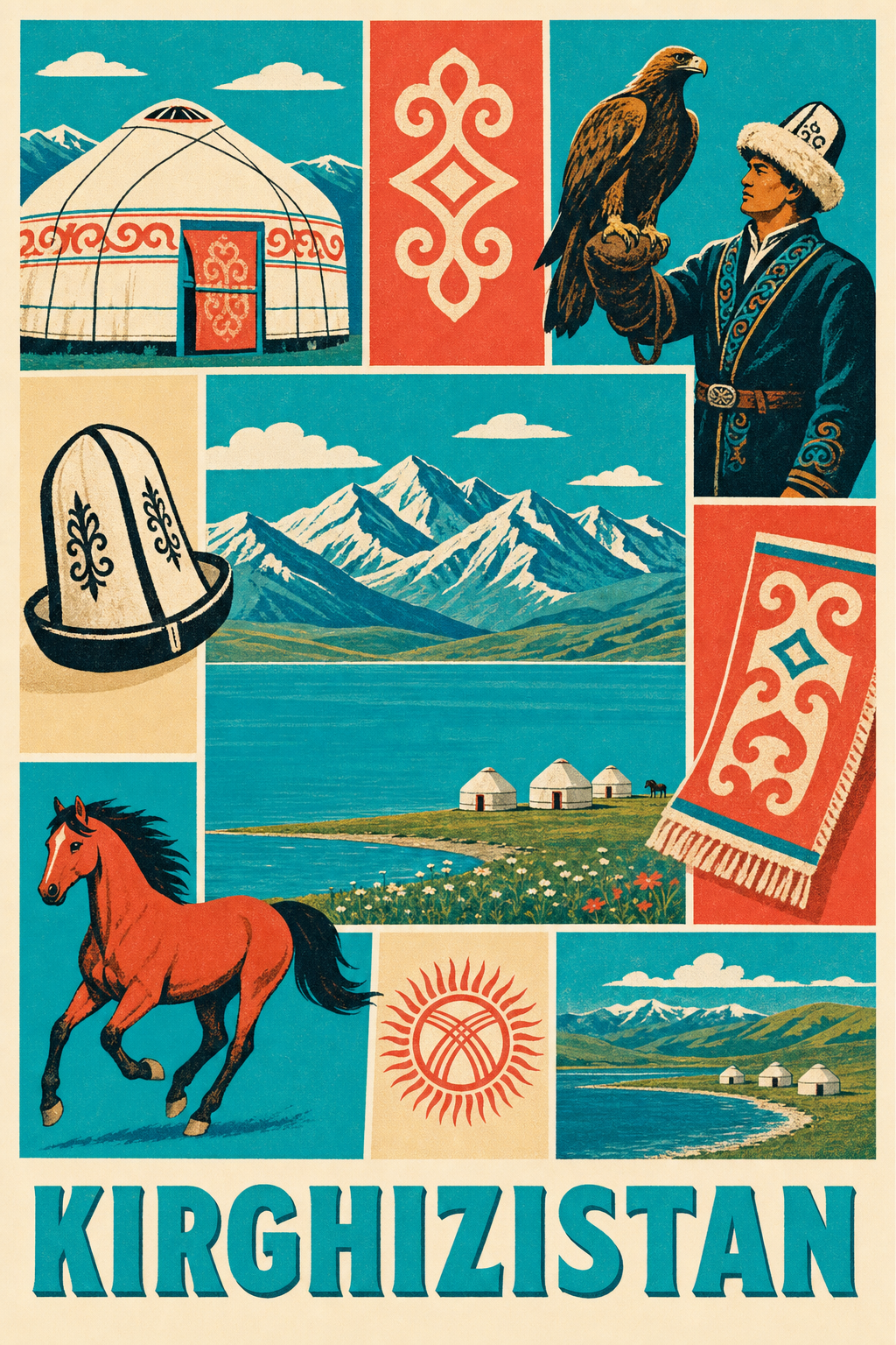 Poster du Kirghizistan