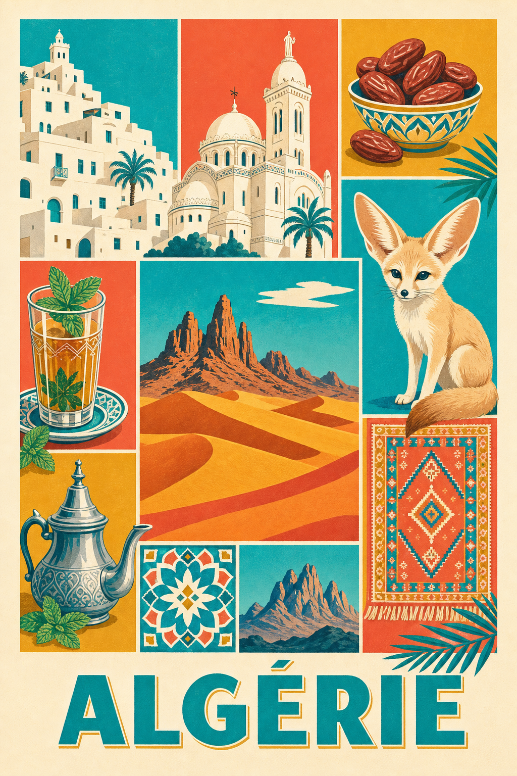 Poster de l'Algérie