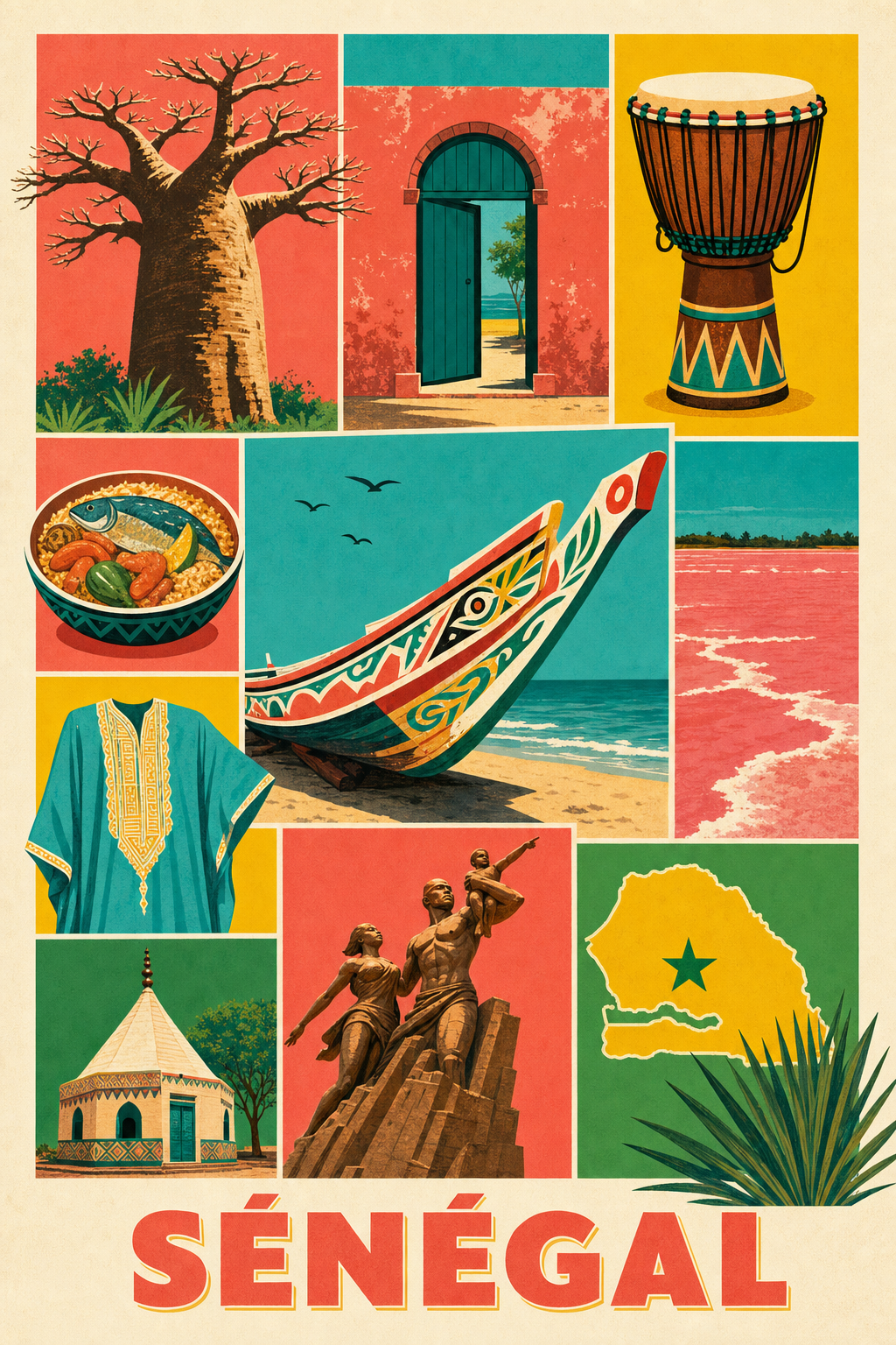 Poster du Sénégal
